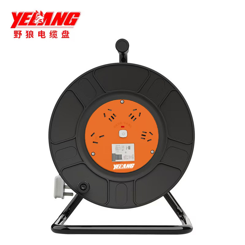野狼移动电缆盘250V电源盘线盘线轴绕线盘漏电保护卷线盘50米32A,淘宝优惠券,粉丝福利购,淘宝优惠卷