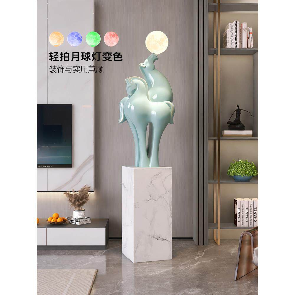 轻奢优雅，立功立业，大型客厅落地式装饰品，开幕礼品，办公室展,淘宝优惠券,粉丝福利购,淘宝优惠卷