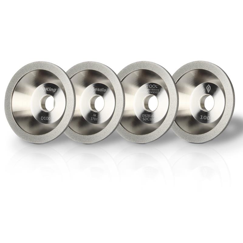 NHK一品钻石碗型砂轮磨刀机角磨机金刚石碗形沙轮磨铣刀钨钢合金 - 图3