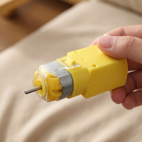 TT马达 1：48单轴1比120双轴减速箱齿轮牙箱 科教实验玩具130电机 - 图0