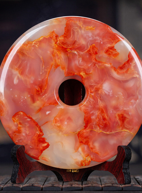 天然玉石平安扣送礼客厅开业乔迁