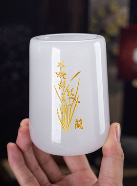 大理石笔筒毕业纪念教师节礼物