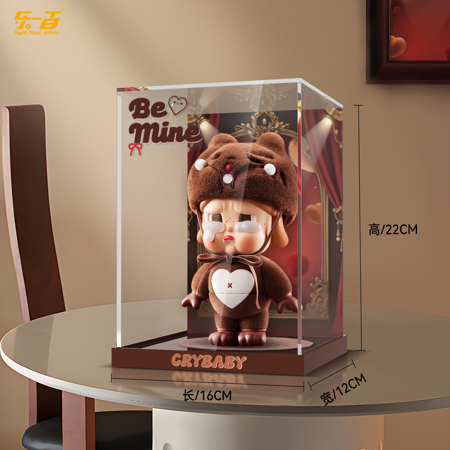 Suitable for CRYBABY True Love Box Figure Display Box