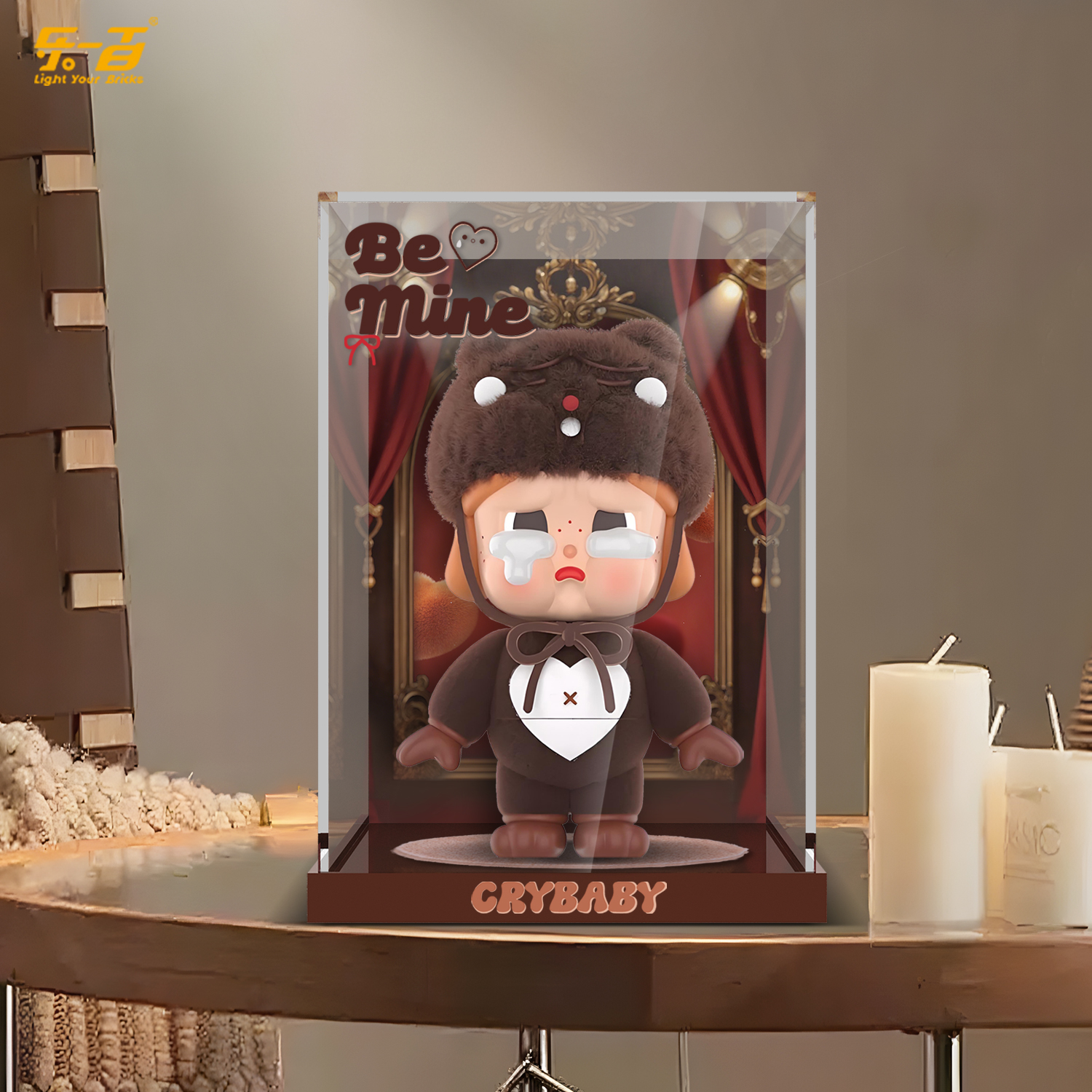Suitable for CRYBABY True Love Box Figure Display Box