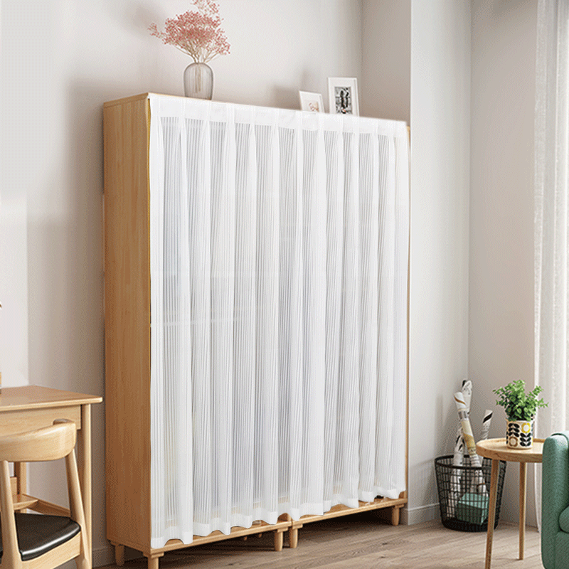 衣柜柜子遮挡免打孔橱柜梦幻帘书柜衣帽间杂物防尘拉帘布帘子,淘宝优惠券,粉丝福利购,淘宝优惠卷