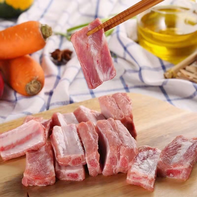 新鲜冷冻猪排骨猪肋排猪小排生鲜土猪排骨4斤商用食材顺丰包邮