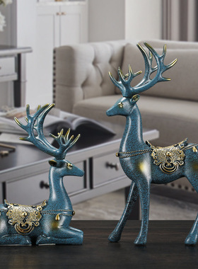 客厅酒柜装饰品语婉树脂摆件北欧