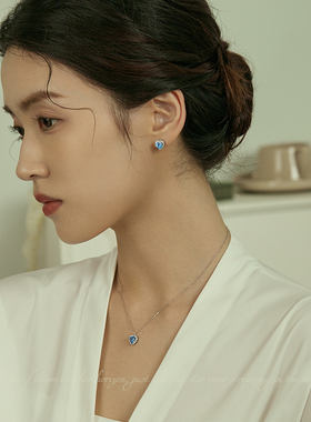 AIR-HORIZON海洋之心纯银女项链