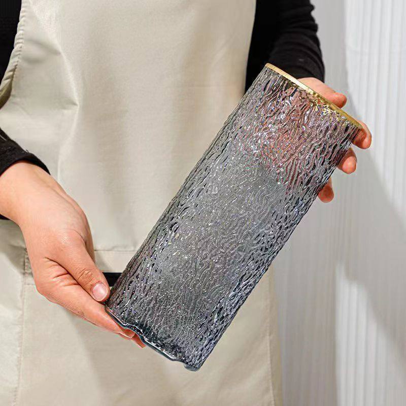 高档大口径花瓶玻璃ins风透明水培水养富贵竹鲜花高颜值插花客厅,淘宝优惠券,粉丝福利购,淘宝优惠卷