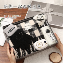 Boys birthday gift to boyfriend friend Practical surprise Mens scarf gift box Winter Trans New Years Day New Years Day