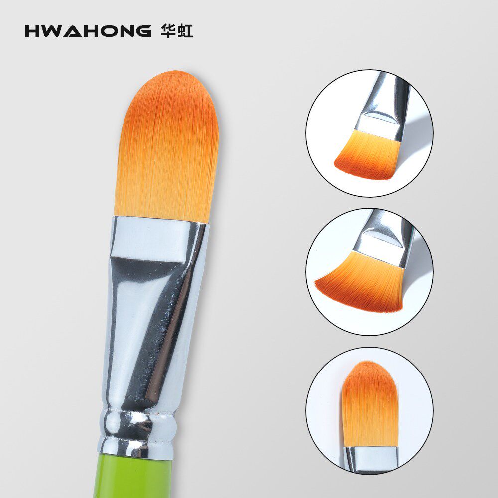 华虹遮瑕刷1号化妆刷982遮暇3号2号0号刷子hwahong03粉底刷泪沟刷