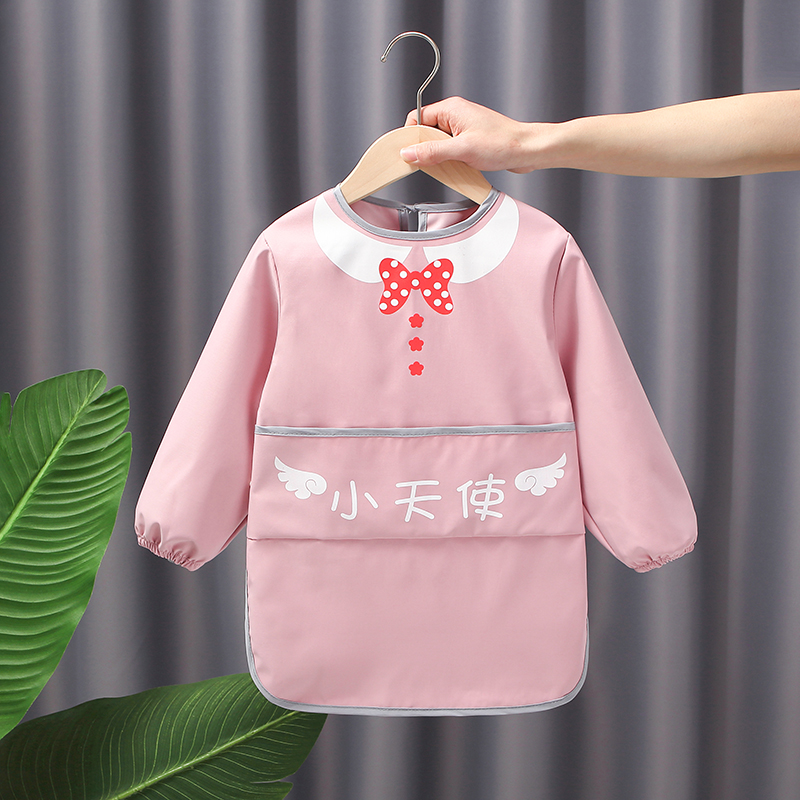 Autumn and winter waterproof and dirt-proof long-sleeved outer wear painting clothes for eating