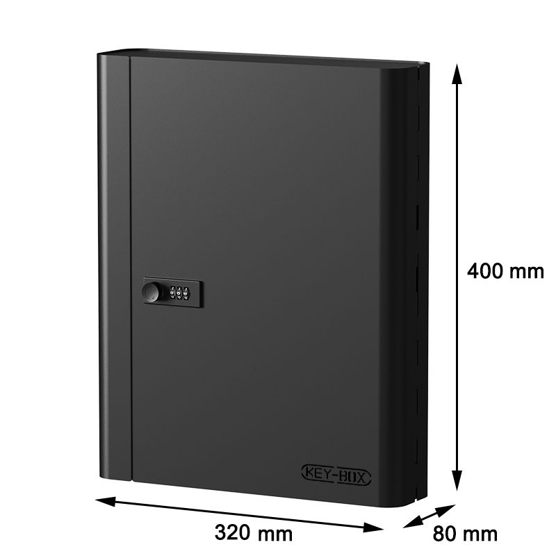 车钥匙壁挂式钥匙箱收纳盒房产中介密码锁钥匙管理箱钥匙收纳挂架 - 图2