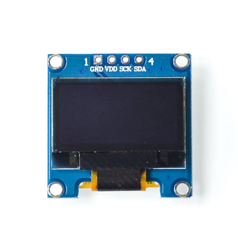 0.96寸IIC SPI串口 蓝色 OLED显示模块 128X64 I2C通信液晶屏 4P - 图1