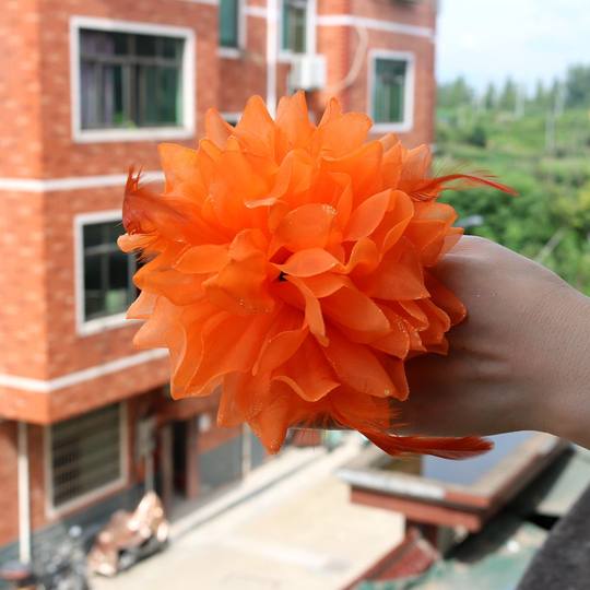 6151 Finger Square Dance with Butterflies and Love Flowers