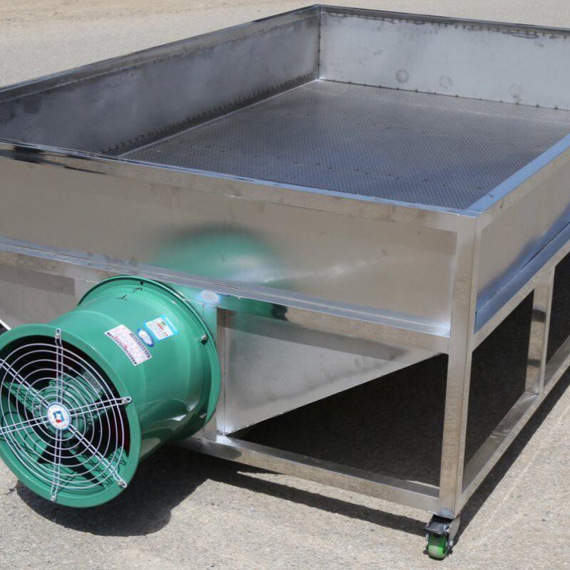 高档设备摊凉床摊车床酿酒专用凉床 摊凉粮移动摊粮z床酿酒奢华