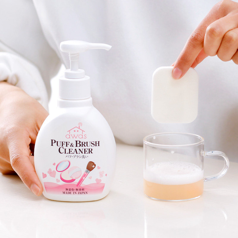 日本rocket粉扑粉刷化妆工具清洁剂 家之物语居家日用多用途清洁剂