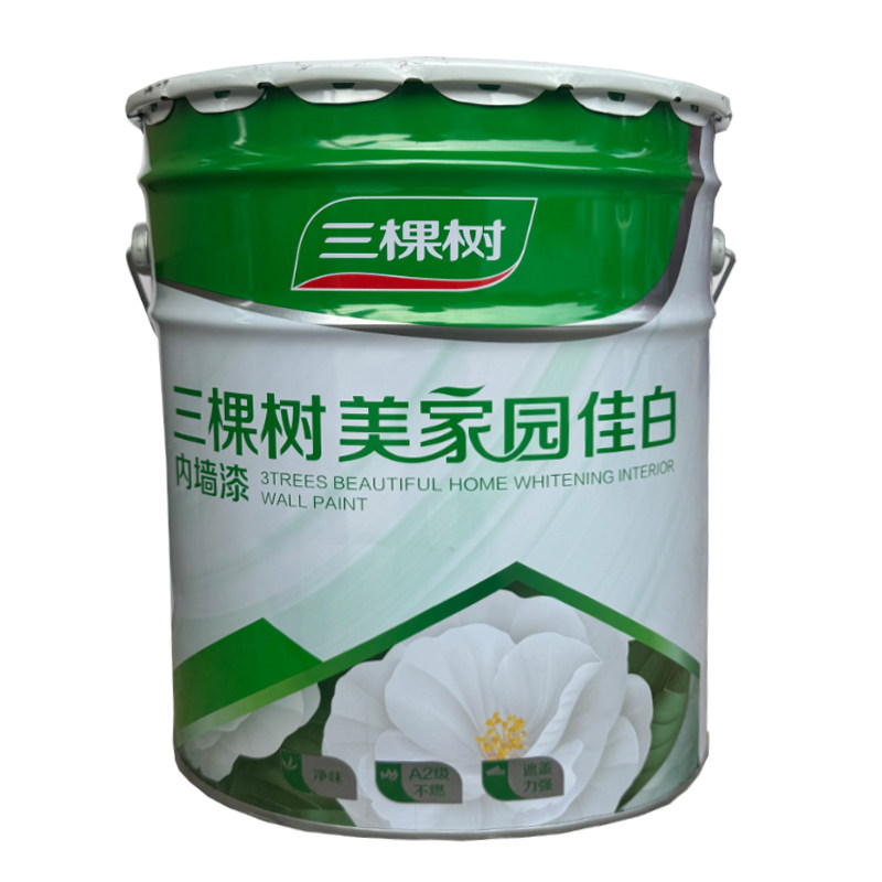 三棵树美家园佳白内墙乳胶漆室内家用净味墙面漆环保防霉内墙漆,淘宝优惠券,粉丝福利购,淘宝优惠卷