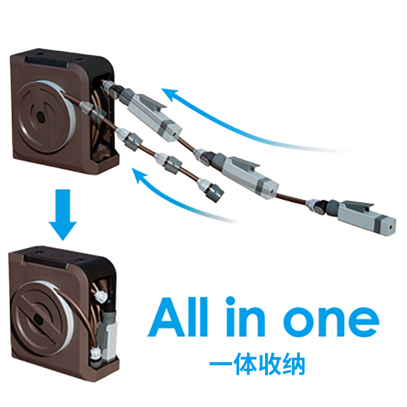 红点奖!日本takagi园艺水车洗车水管收纳架卷管器阳台浇花水管车-图2