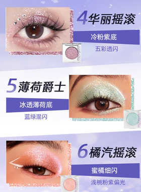 UrbanDecay牛郎单色盘冰透碎钻