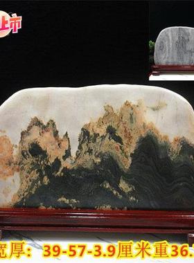 精品国画石 云南大理石，奇石摆件，原石摆件自然石 天然图案花纹