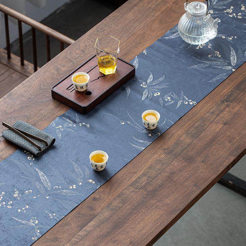 中式锦缎茶席桌布复古中式禅意茶桌垫子布艺泡茶隔热茶几桌旗茶道,淘宝优惠券,粉丝福利购,淘宝优惠卷