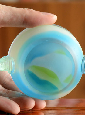 藏村聚宝盆摆件琉璃元宝聚宝盆家居装饰品聚财盆开业礼品摆设