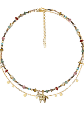 MASW麻秀慵懒风不星星毛衣链福禄葫芦长项链秋冬