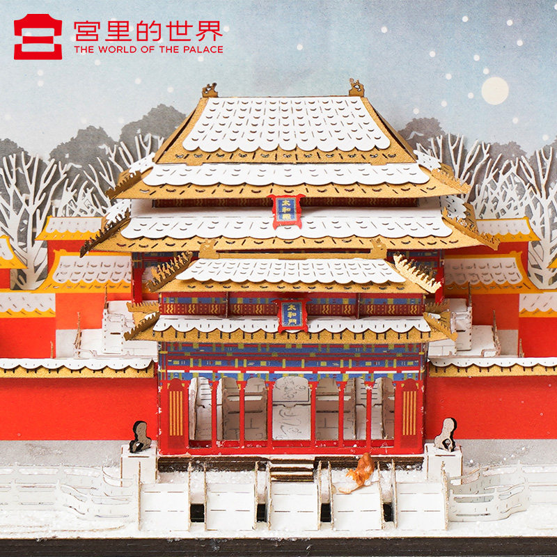 故宫龙年文创宫里的世界DIY益智玩具建筑故宫四季送朋友儿童礼物