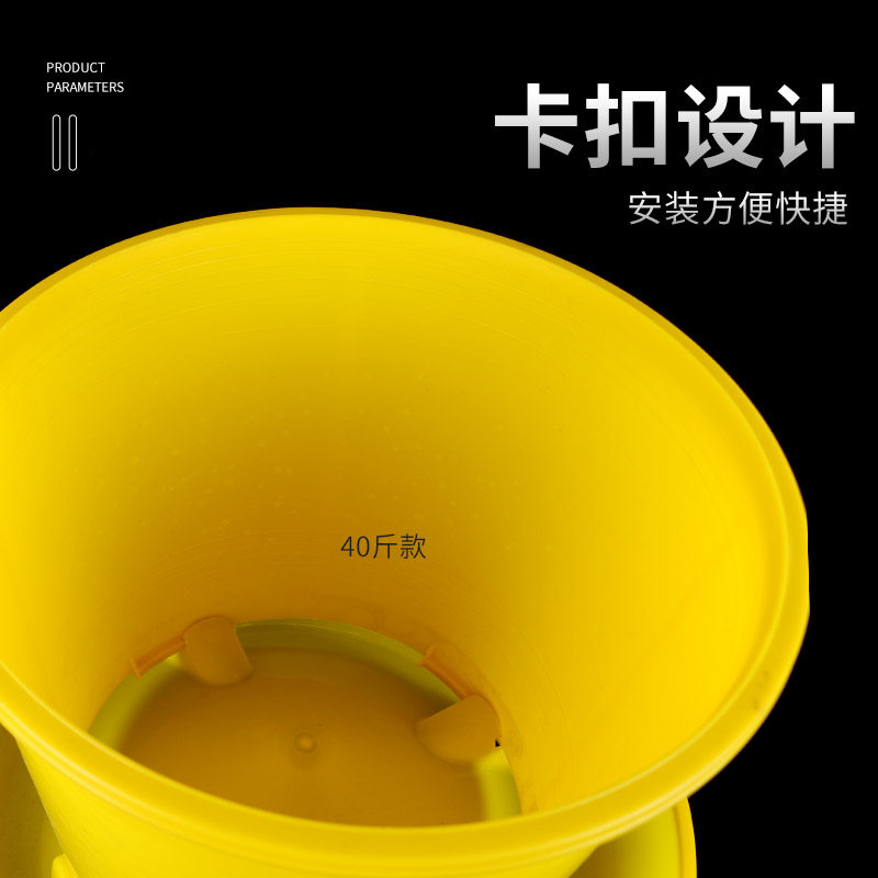 加大加厚养鸡鸭鹅用料桶食桶喂食器养殖设备40公斤家禽用品饲料桶,淘宝优惠券,粉丝福利购,淘宝优惠卷