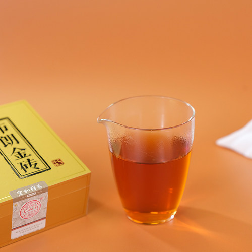 宝和祥布朗金砖普洱茶熟茶云南布朗大树茶陈香甜润醇厚200克 - 图2