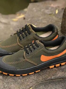Men's Work Shoes Summer Anti-Slip Steel Plate Breathable Cas