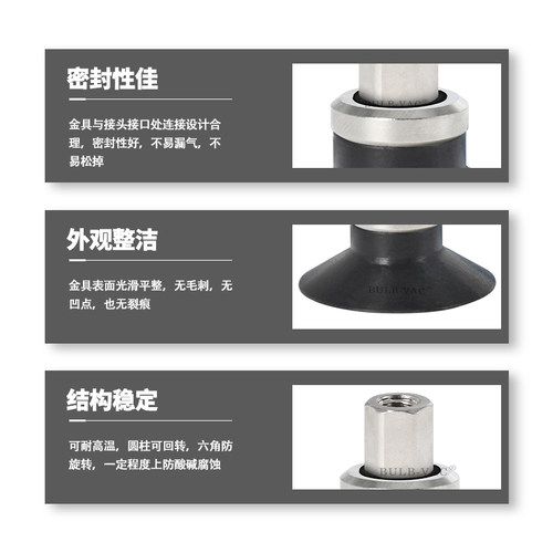 ZPT10CS/13CN/16CS-B5/B8/B01 M5 M8 B01气动元件真空吸盘 - 图2