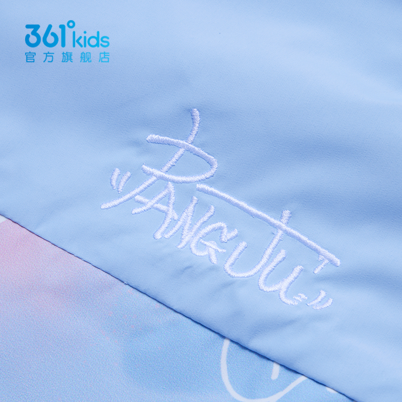 【商场同款】361童装女童两面穿羽绒服2024秋冬新款防风连帽外套 - 图2