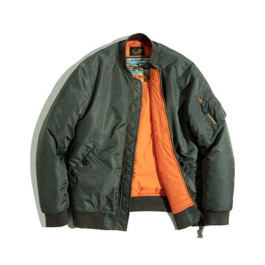 Maden Workwear American Retro World World Green Green Jacket Flying Flying Clothy Cotton Cothen Cotton Cothing Men's Autumn and Winter
