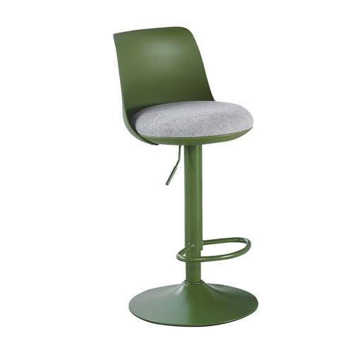 北欧靠背吧台椅子家用轻奢前台收银升降高脚凳现代简约酒吧凳旋转 - 图3