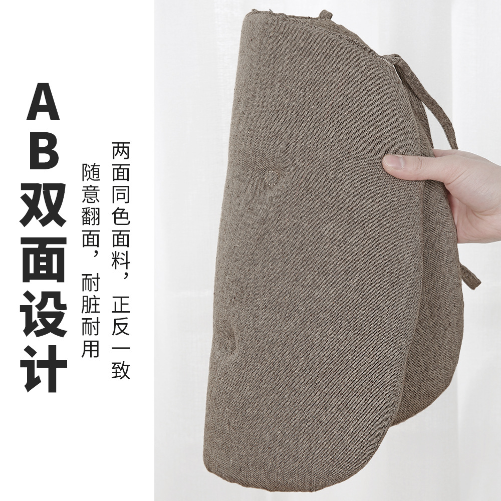 餐椅坐垫马蹄形椅子垫餐桌实木椅子座垫日式温莎椅屁股垫四季通用