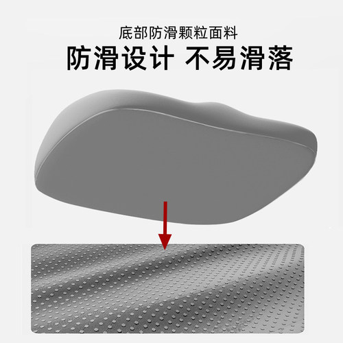 坐垫办公室椅子垫久坐防屁股痛记忆棉尾椎减压座垫工位防滑屁股垫 - 图2