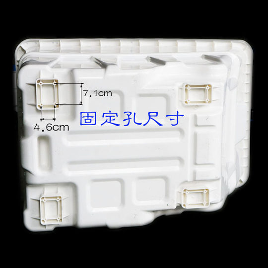 Electric sanitation truck plastic bucket electric tricycle trash can 500L