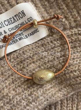 售完无补「垣」韩系时尚锡纸圆珠百搭简约手链日常通勤手绳手饰