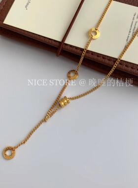 晚睡的桔梗I沙金路路通项链