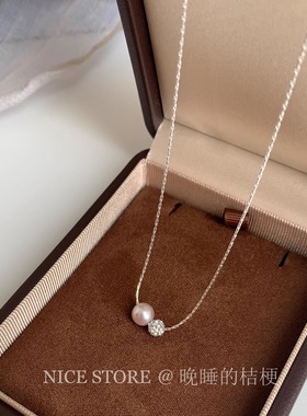 晚睡的桔梗I曼特玫瑰星球项链