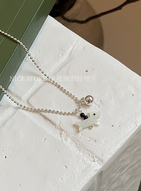 晚睡的桔梗I可爱腊肠小狗项链