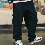 MostWantedLab Tide Brand Brange Proteft Straight Tube Loose Casual Guard Pants Пара ног для работы длинные брюки MWTD