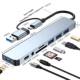 3.0 usb multi-port expander typec expansion dock splitter all-in-one ເຊື່ອມຕໍ່ແທັບເລັດຄອມພິວເຕີກັບການຂະຫຍາຍຕົວໂທລະສັບມືຖື