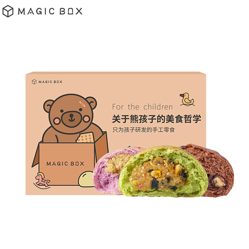 零食软欧包宝宝早餐全麦学生小面包 芝士魔盒西式糕点