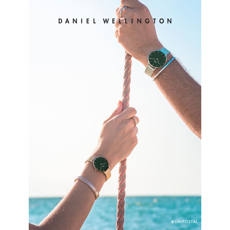 Danielwellington丹尼尔惠灵顿 DW手表36mm&32mm轻奢钢带情侣对表