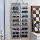 Glasses storage artifact wall-mounted dustproof sunglasses hanging bag