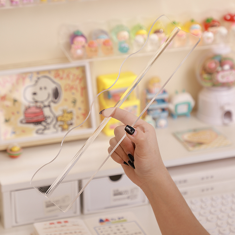 Acrylic moist grain display rack wall hanging figure storage rack