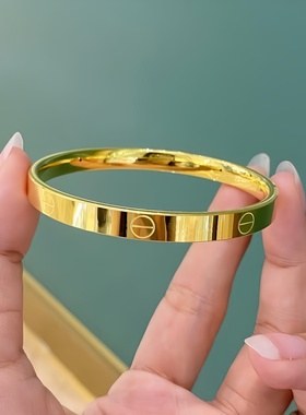 金店同款卡家古法传承一字手镯